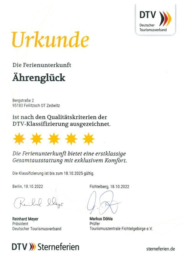 Chalet-Ferienwohnung Aehrenglueck, 70 Qm, Wellness/Fitness/Sauna - Bergroedelhof Feilitzsch ภายนอก รูปภาพ